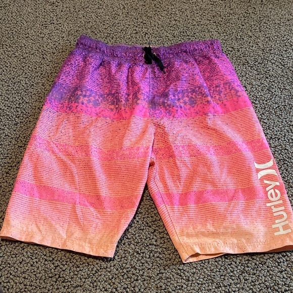 Hurley Swim/Board Trunks Size Youth Large 14/16 in EUC - Picture 1 of 9